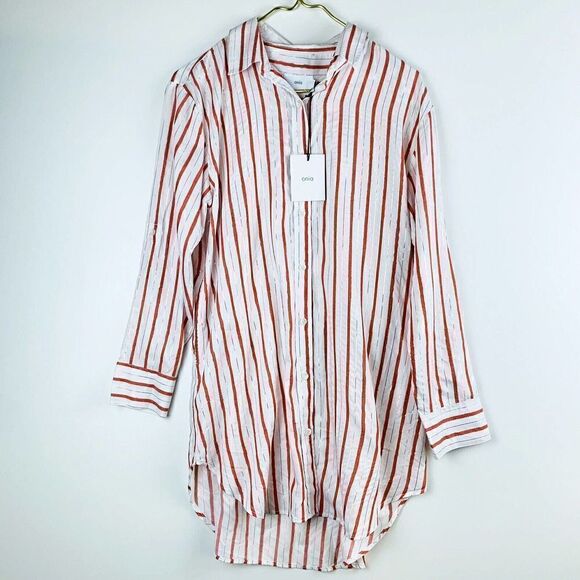 ONIA Size Small Marie Dress in Spanish Red Swim Cover Up Dress NWT - Picture 2 of 7